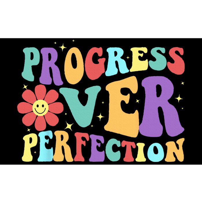 Motivational Progress Over Perfection Back To School Teacher Bumper Sticker