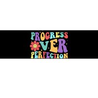 Motivational Progress Over Perfection Back To School Teacher Bumper Sticker