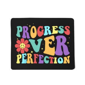 Motivational Progress Over Perfection Back To School Teacher Mousepad