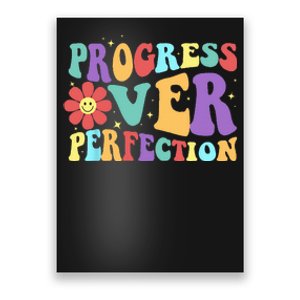 Motivational Progress Over Perfection Back To School Teacher Poster