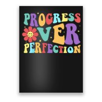 Motivational Progress Over Perfection Back To School Teacher Poster