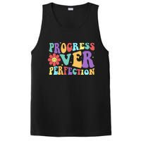 Motivational Progress Over Perfection Back To School Teacher PosiCharge Competitor Tank