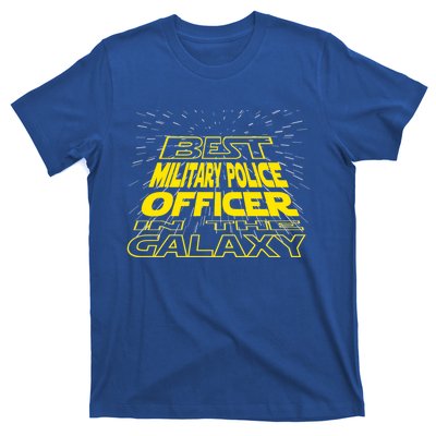 Military Police Officer Funny Cool Galaxy Job Gift T-Shirt