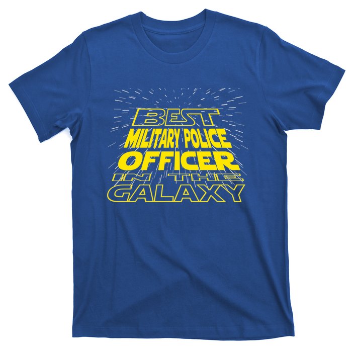 Military Police Officer Funny Cool Galaxy Job Gift T-Shirt