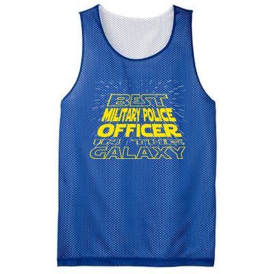 Military Police Officer Funny Cool Galaxy Job Gift Mesh Reversible Basketball Jersey Tank