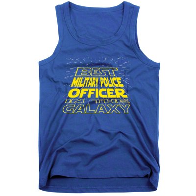 Military Police Officer Funny Cool Galaxy Job Gift Tank Top