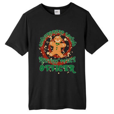 Military Police Officer Job Gingerbread Funny Xmas Cool Gift Tall Fusion ChromaSoft Performance T-Shirt