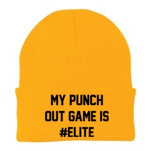 My Punch Out Game Is Elite Knit Cap Winter Beanie