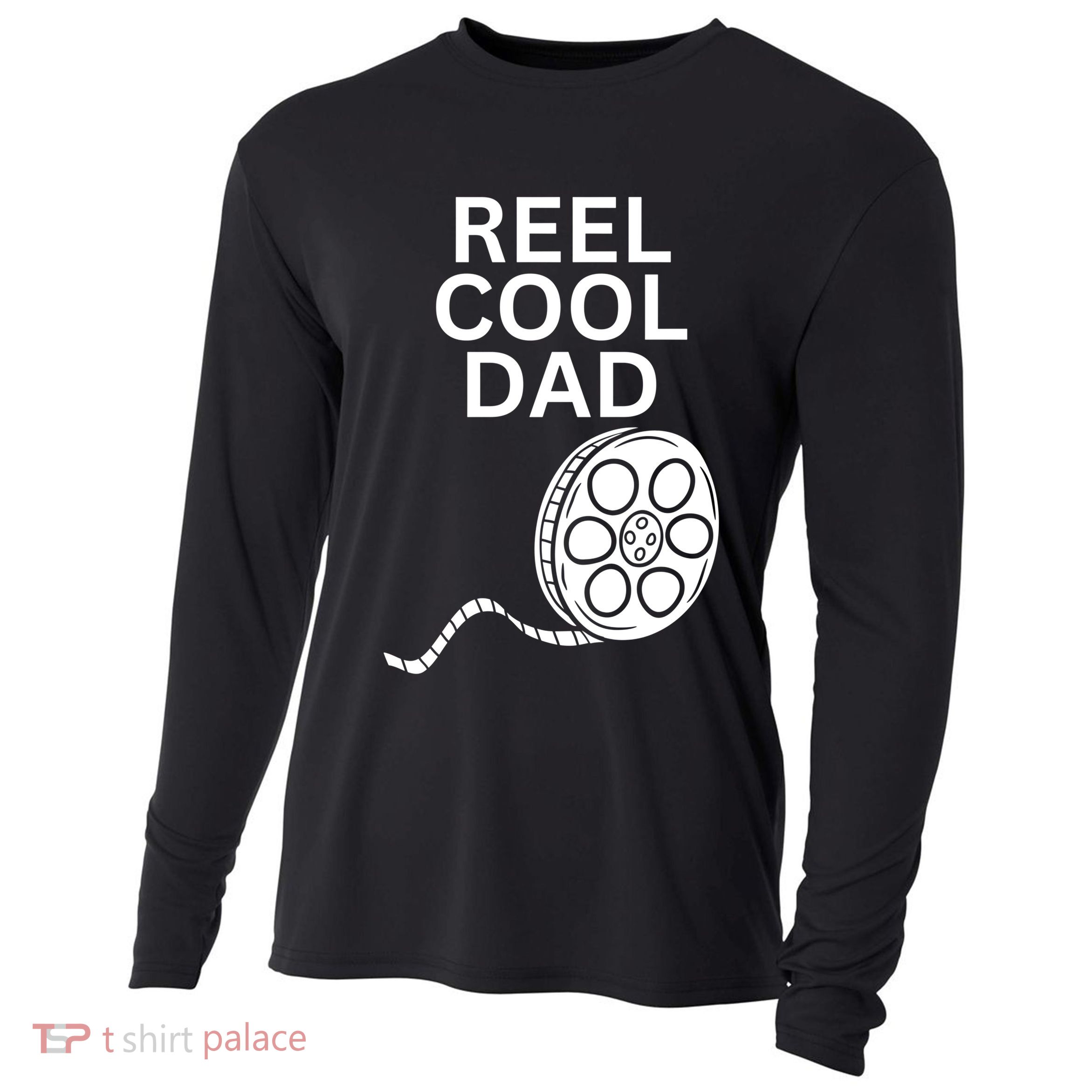 Movie Producer Or Actor Reel Cool Dad Fathers Day Meaningful Gift Cooling Performance Long Sleeve Crew