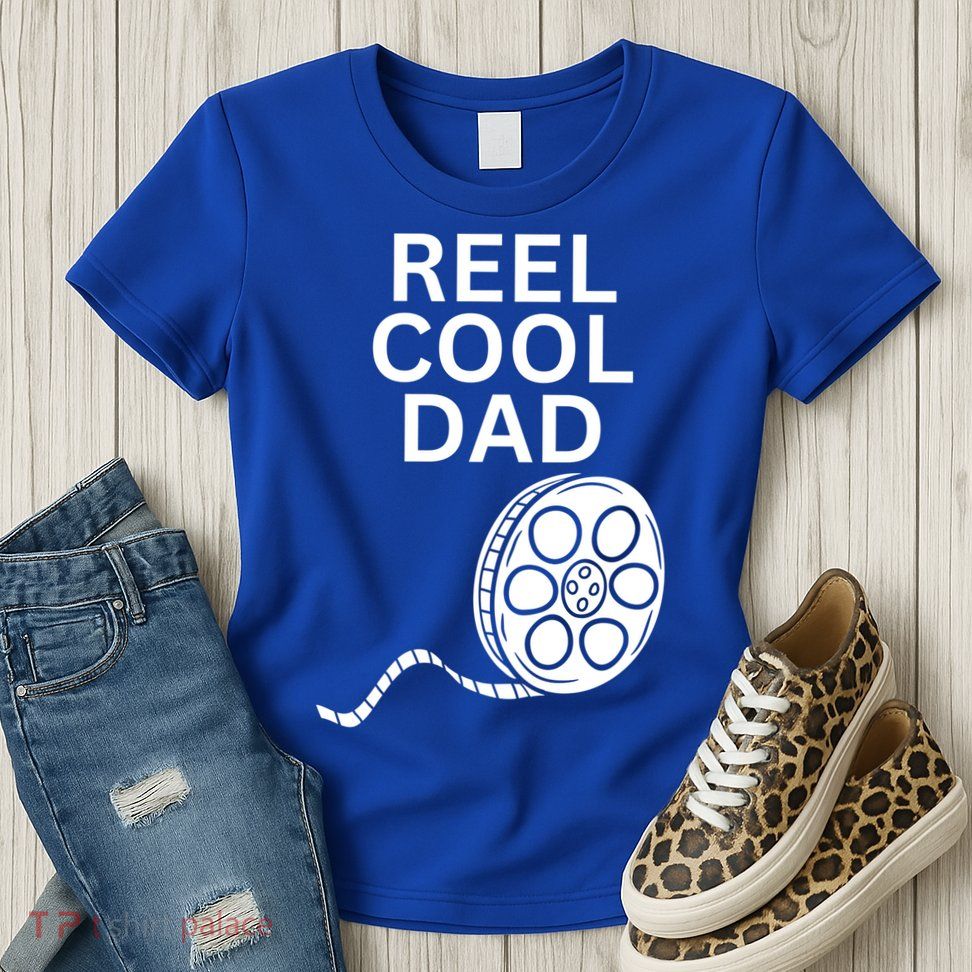 Movie Producer Or Actor Reel Cool Dad Fathers Day Meaningful Gift Womens T-Shirt