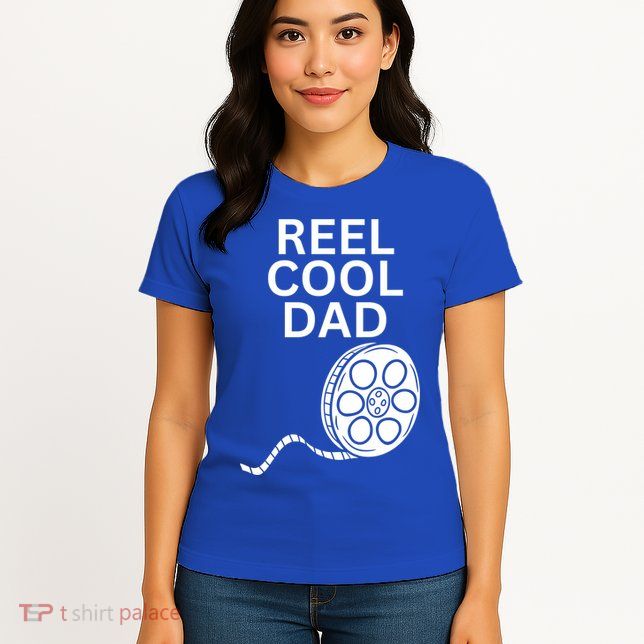 Movie Producer Or Actor Reel Cool Dad Fathers Day Meaningful Gift Womens T-Shirt