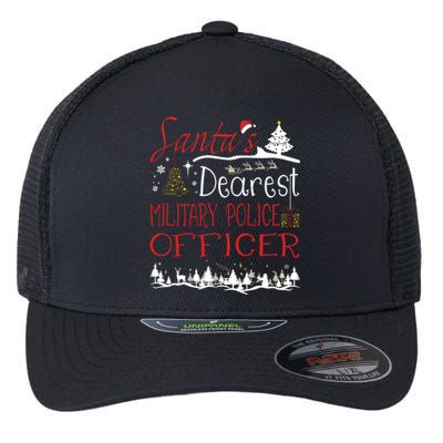 Military Police Officer Xmas Job Cute Christmas Great Gift Flexfit Unipanel Trucker Cap