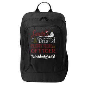 Military Police Officer Xmas Job Cute Christmas Great Gift City Backpack