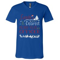 Military Police Officer Xmas Job Cute Christmas Great Gift V-Neck T-Shirt