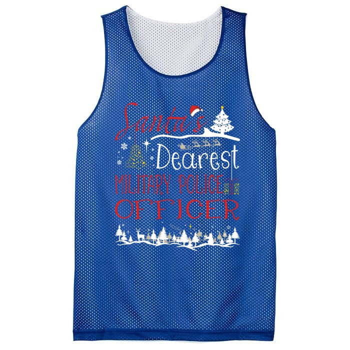 Military Police Officer Xmas Job Cute Christmas Great Gift Mesh Reversible Basketball Jersey Tank