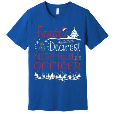 Military Police Officer Xmas Job Cute Christmas Great Gift Premium T-Shirt