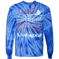 Military Police Officer Xmas Job Cute Christmas Great Gift Tie-Dye Long Sleeve Shirt