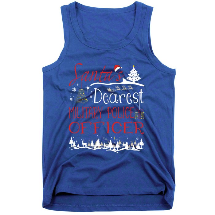 Military Police Officer Xmas Job Cute Christmas Great Gift Tank Top