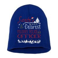 Military Police Officer Xmas Job Cute Christmas Great Gift Short Acrylic Beanie