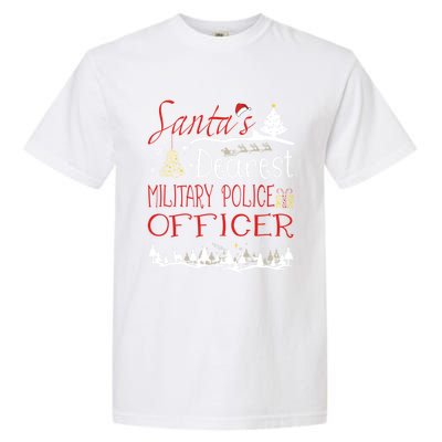 Military Police Officer Xmas Job Cute Christmas Great Gift Garment-Dyed Heavyweight T-Shirt