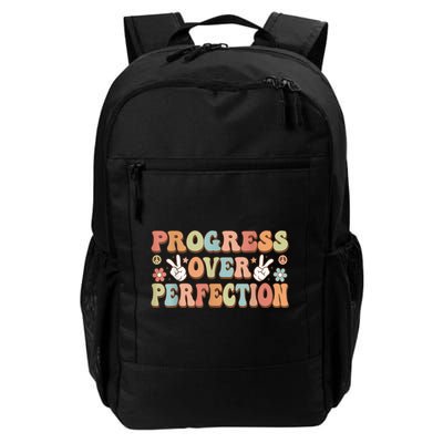 Motivational Progress Over Perfection Back To School Teacher Backpack