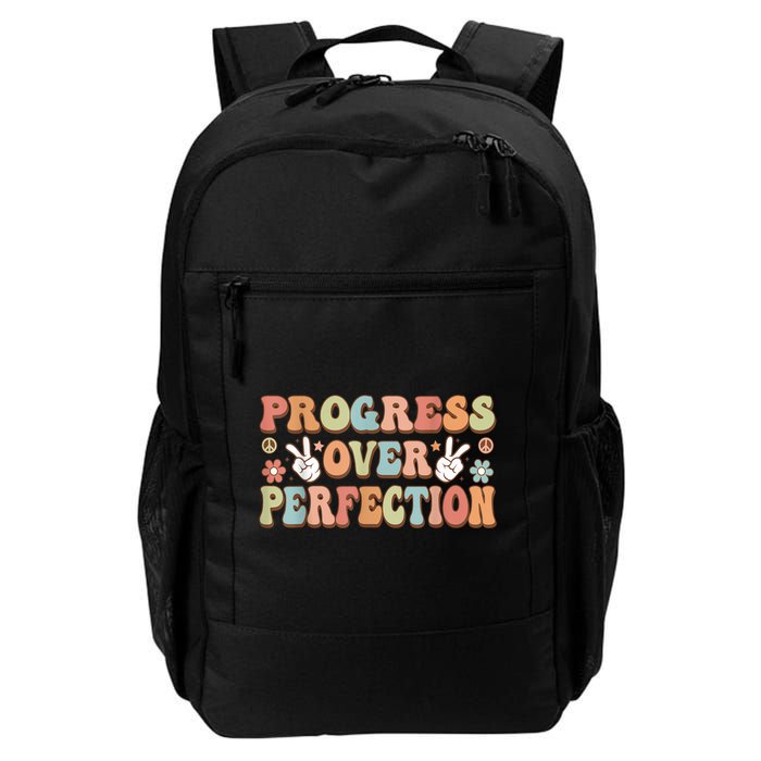 Motivational Progress Over Perfection Back To School Teacher Backpack