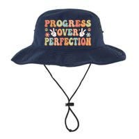 Motivational Progress Over Perfection Back To School Teacher Legacy Cool Fit Booney Bucket Hat