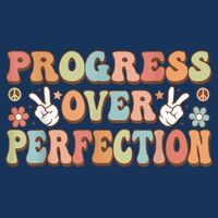 Motivational Progress Over Perfection Back To School Teacher 16 in Basic Backpack