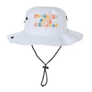 Motivational Progress Over Perfection Back To School Teacher Legacy Cool Fit Booney Bucket Hat