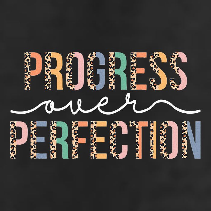 Motivational Progress Over Perfection Leopard Print Teacher 15oz Campfire Ceramic Mug