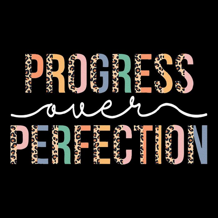 Motivational Progress Over Perfection Leopard Print Teacher 16 in Basic Backpack