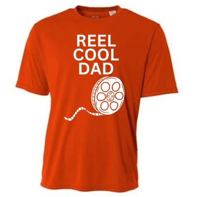 Movie Producer Or Actor Reel Cool Dad Fathers Day Cool Gift Cooling Performance Crew T-Shirt