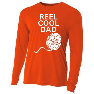 Movie Producer Or Actor Reel Cool Dad Fathers Day Cool Gift Cooling Performance Long Sleeve Crew