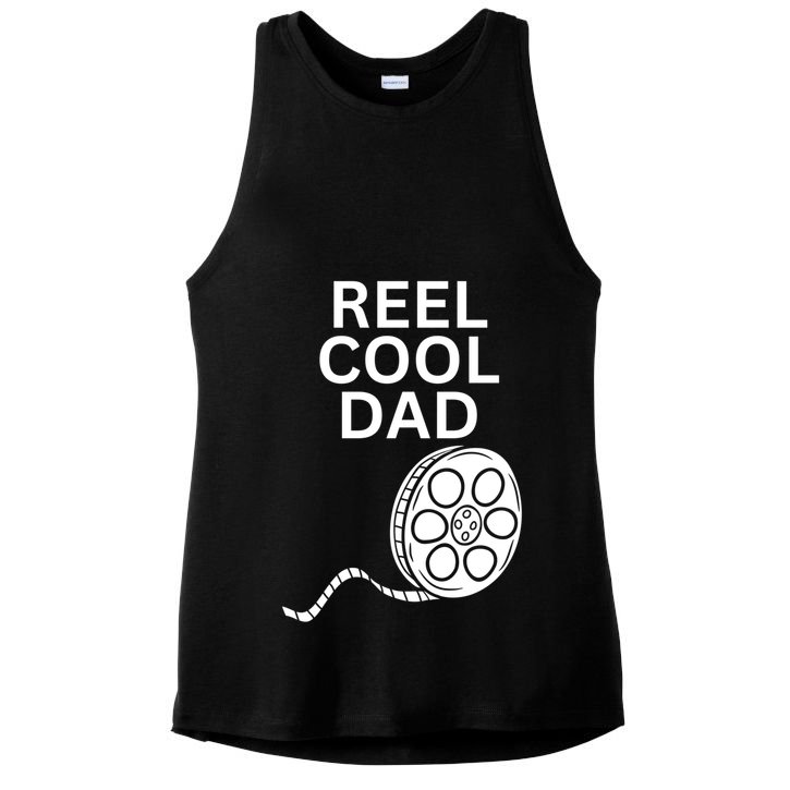 Movie Producer Or Actor Reel Cool Dad Fathers Day Cool Gift Ladies PosiCharge Tri-Blend Wicking Tank