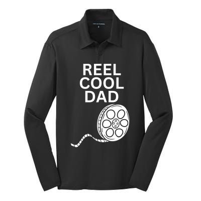 Movie Producer Or Actor Reel Cool Dad Fathers Day Cool Gift Silk Touch Performance Long Sleeve Polo