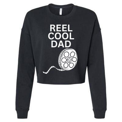 Movie Producer Or Actor Reel Cool Dad Fathers Day Cool Gift Cropped Pullover Crew