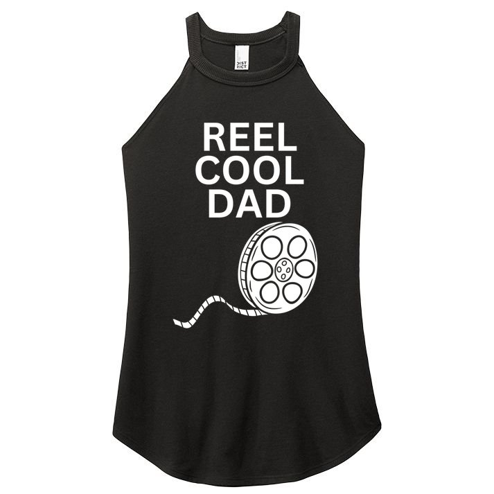 Movie Producer Or Actor Reel Cool Dad Fathers Day Cool Gift Women's Perfect Tri Rocker Tank