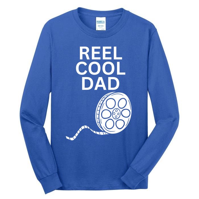 Movie Producer Or Actor Reel Cool Dad Fathers Day Cool Gift Tall Long Sleeve T-Shirt