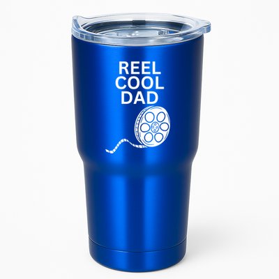 Movie Producer Or Actor Reel Cool Dad Fathers Day Cool Gift Tumbler