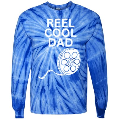 Movie Producer Or Actor Reel Cool Dad Fathers Day Cool Gift Tie-Dye Long Sleeve Shirt