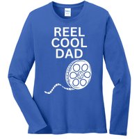 Movie Producer Or Actor Reel Cool Dad Fathers Day Cool Gift Ladies Long Sleeve Shirt