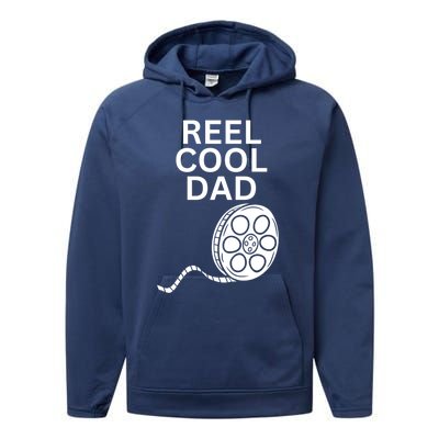 Movie Producer Or Actor Reel Cool Dad Fathers Day Cool Gift Performance Fleece Hoodie