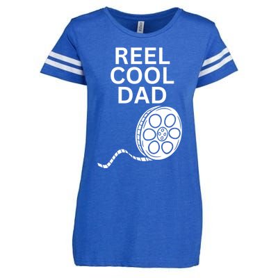 Movie Producer Or Actor Reel Cool Dad Fathers Day Cool Gift Enza Ladies Jersey Football T-Shirt