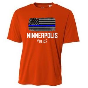 Minneapolis Police Officer Minnesota Policeman Duty Cooling Performance Crew T-Shirt