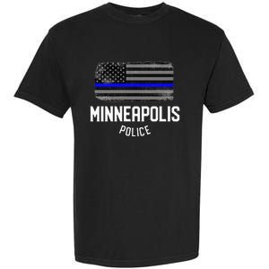 Minneapolis Police Officer Minnesota Policeman Duty Garment-Dyed Heavyweight T-Shirt