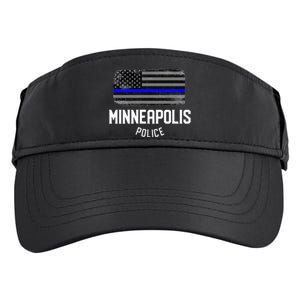 Minneapolis Police Officer Minnesota Policeman Duty Adult Drive Performance Visor