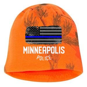 Minneapolis Police Officer Minnesota Policeman Duty Kati - Camo Knit Beanie