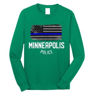 Minneapolis Police Officer Minnesota Policeman Duty Long Sleeve Shirt