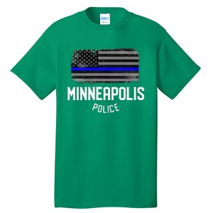 Minneapolis Police Officer Minnesota Policeman Duty Tall T-Shirt