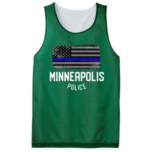 Minneapolis Police Officer Minnesota Policeman Duty Mesh Reversible Basketball Jersey Tank